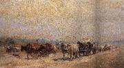 Nicolae Grigorescu The Return from the Fair oil on canvas